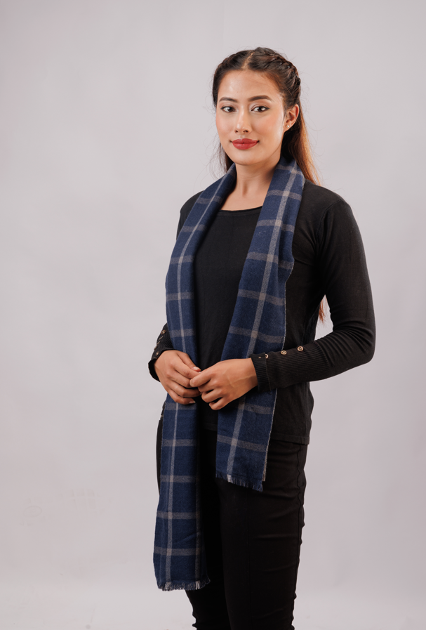 Double side check stole