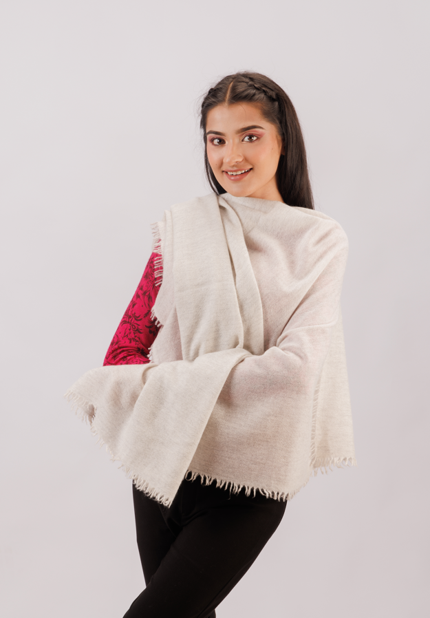 Basket weave stole