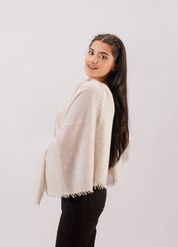 Basket weave stole