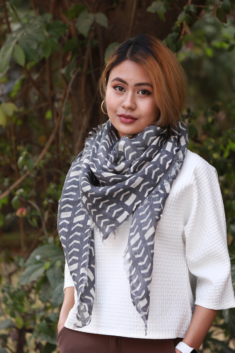 Ikat Print Stole
