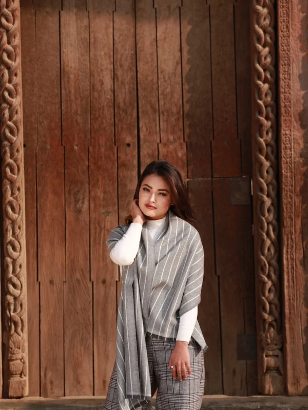 Reversible Check Stole