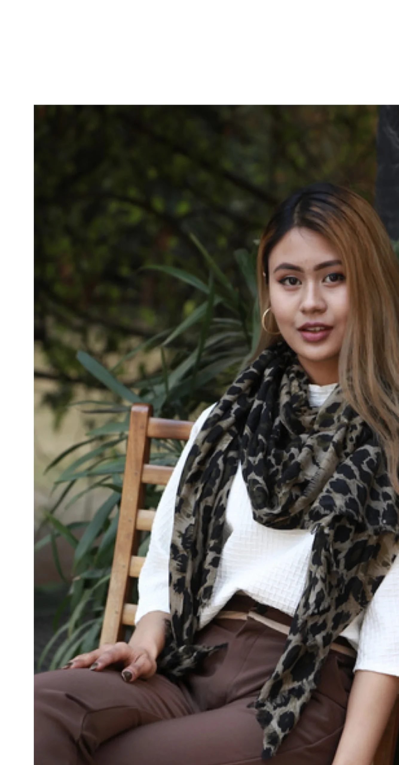 Leopard Print Stole
