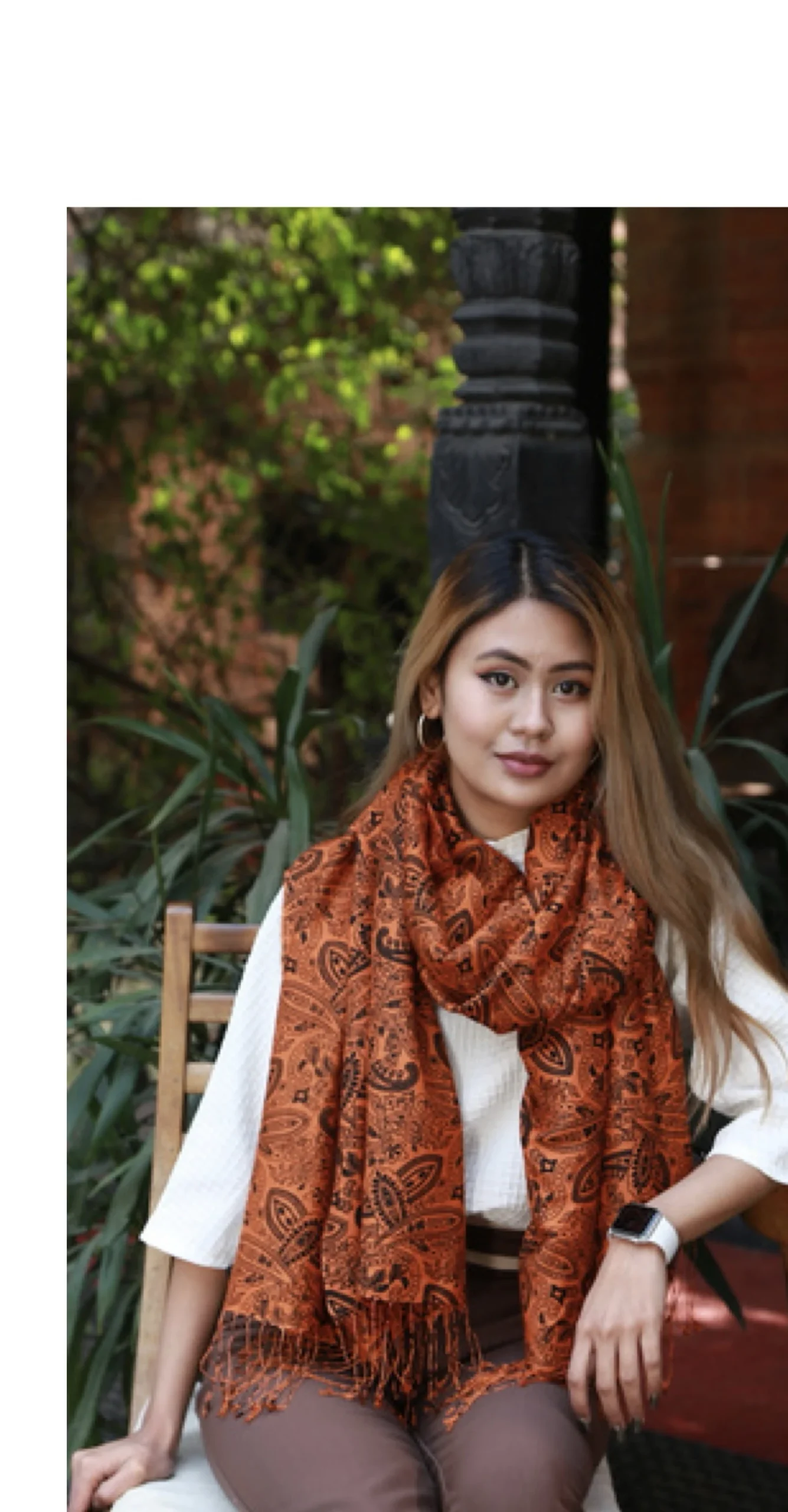 Printed Paisley Stole